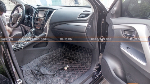 Thảm lót sàn ô tô 360 độ Pajero sport giá tại xưởng, rẻ nhất Hà Nội, TPHCM